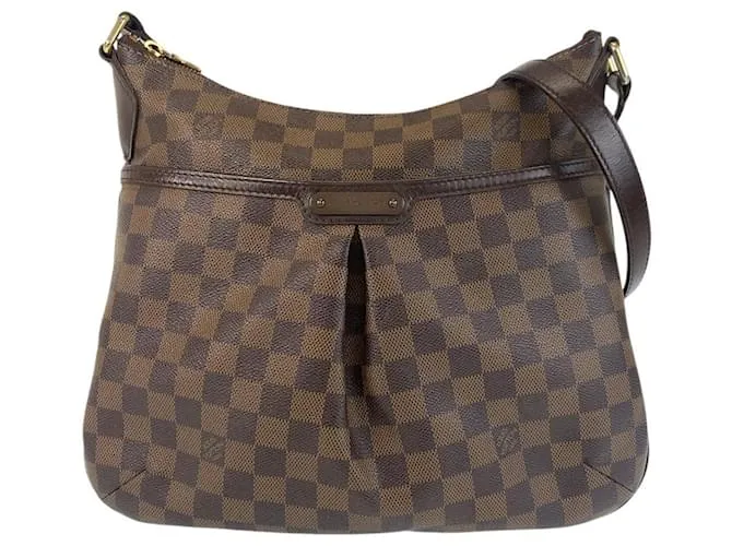 Borsa a Spalla Louis Vuitton Damier Bloomsbury PM N42251 Metallico Bronzo