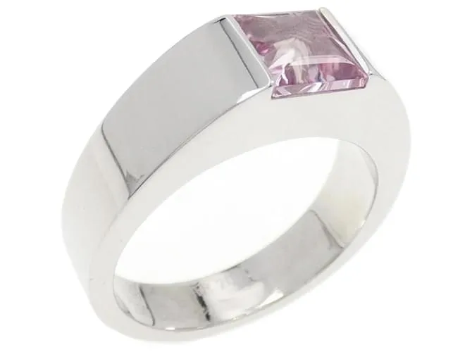 Anello Cartier Tank in Oro Bianco D'oro