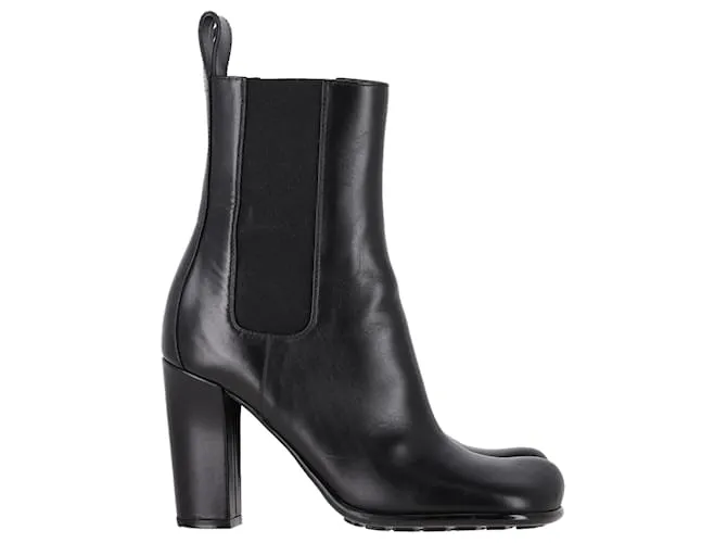 Stivali Chelsea Storm in pelle nera di Bottega Veneta Nero