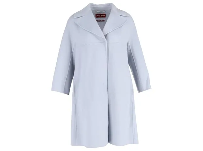 Cappotto Max Mara Studio in lana azzurro chiaro Blu Blu chiaro