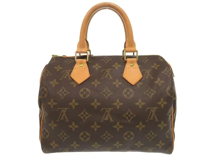 Borsa a mano Louis Vuitton Speedy 25 Monogram Marrone Monogramma