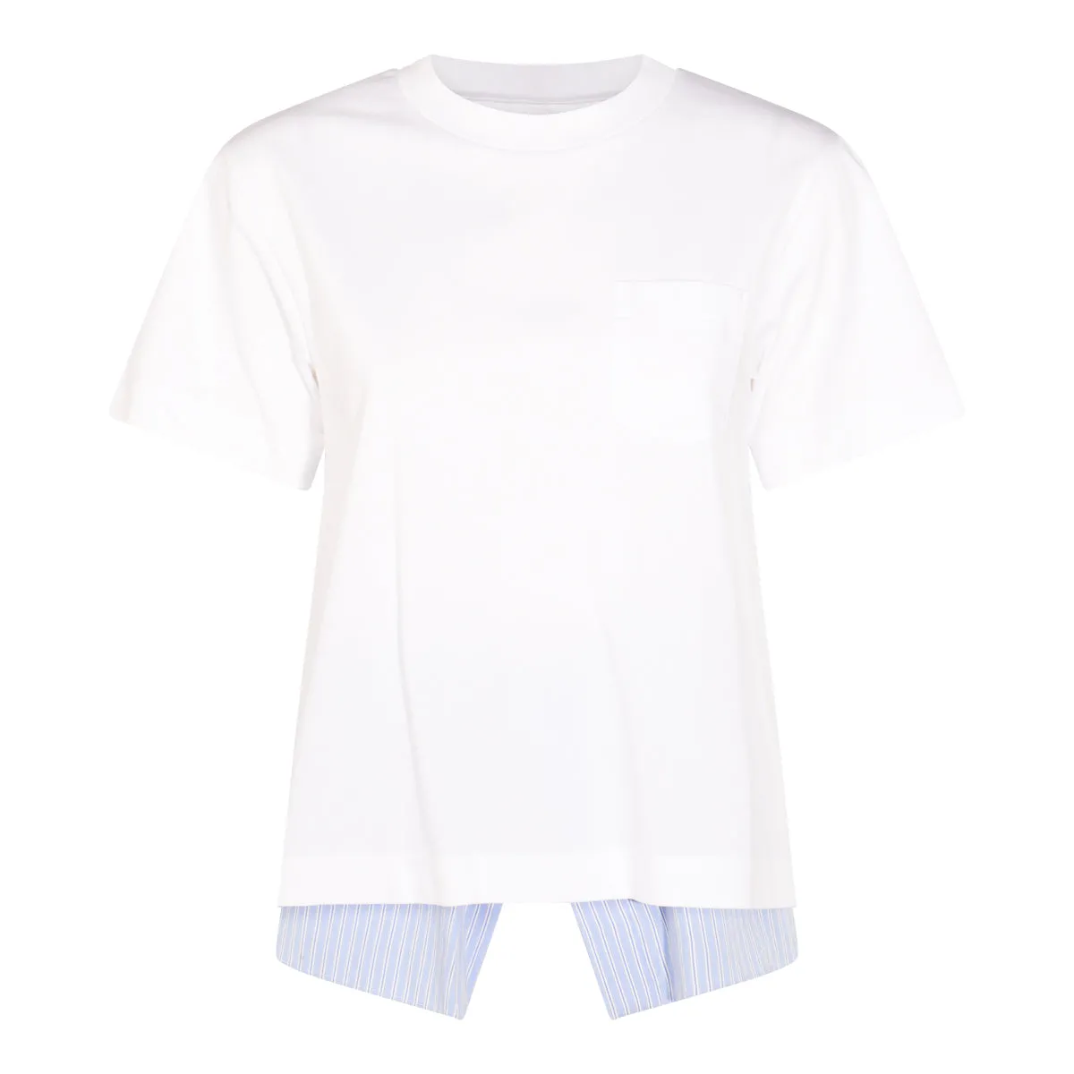 T-Shirts And Polos White/Blue Stripe