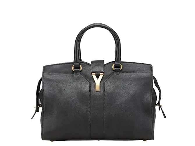 Borsa a mano Saint Laurent Cabas Chic Mini Nero