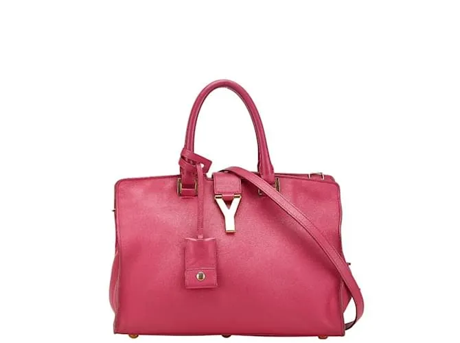 Borsa a mano Y-line Petit Cabas di Saint Laurent Rosa