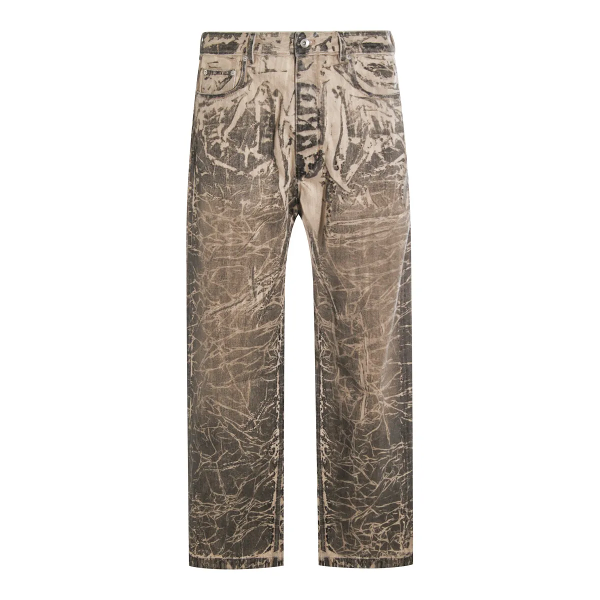 Jeans Black Washed Foil