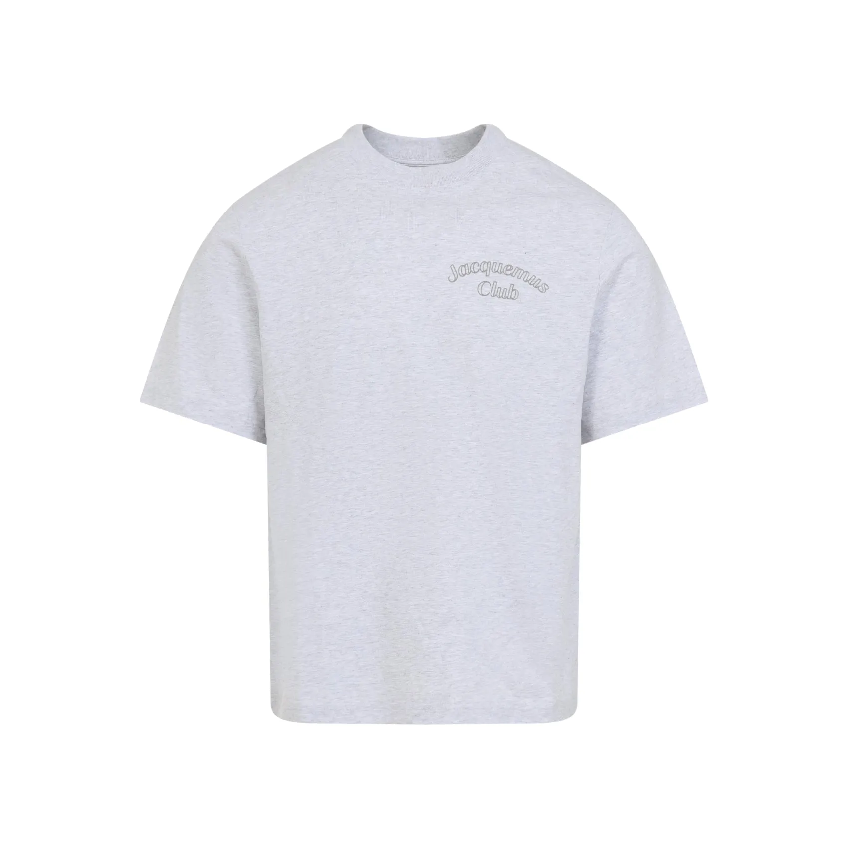 Grey Le Club Cotton T-Shirt