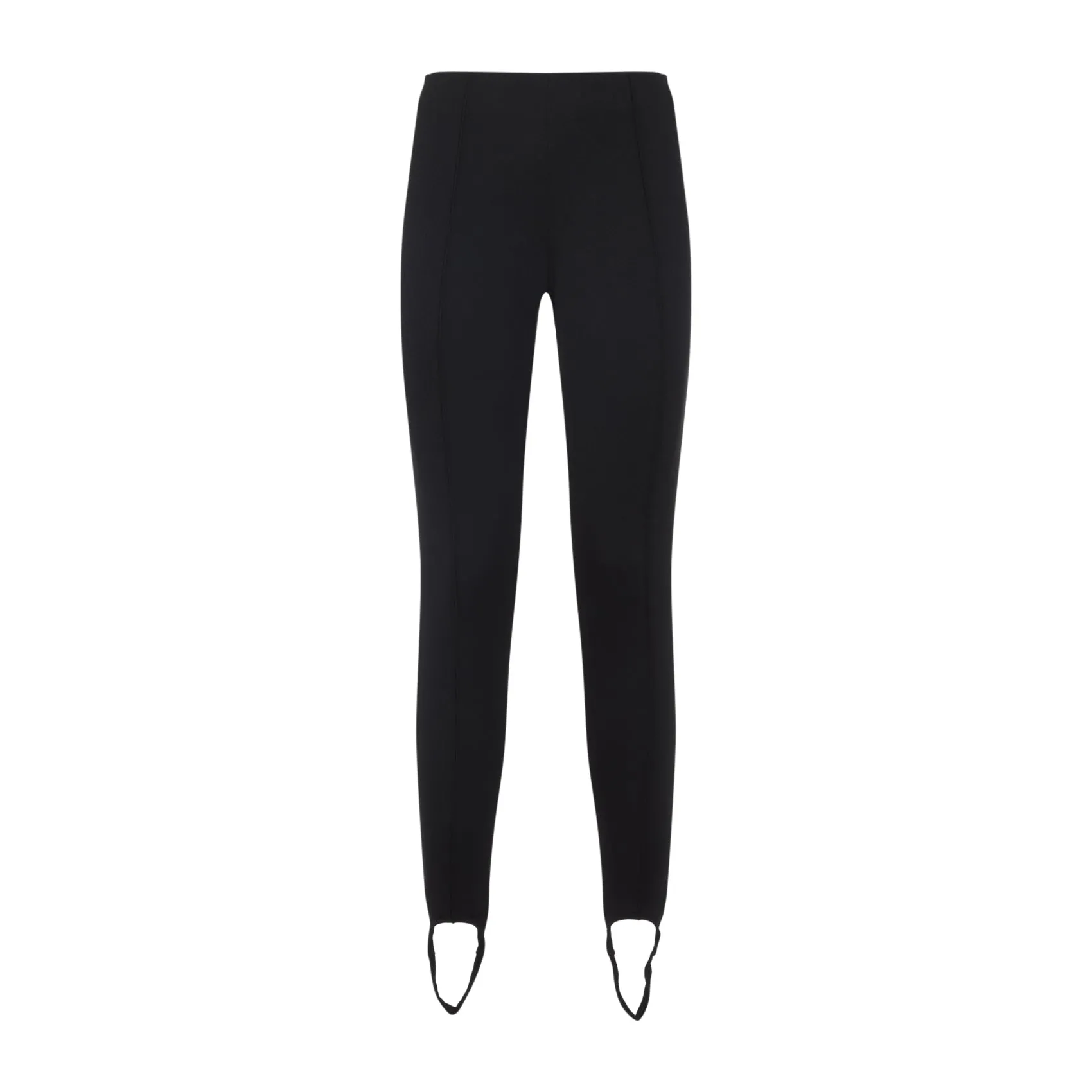 Black Caserta Stirrup Polyester Leggings