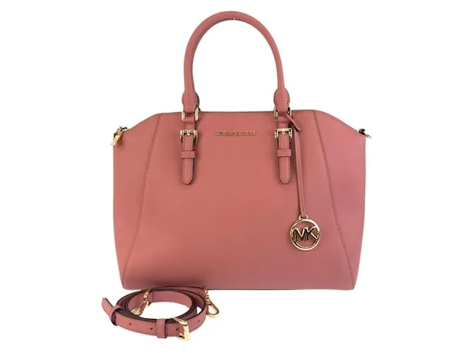 Borsa in pelle rosa Ciara di Michael Kors