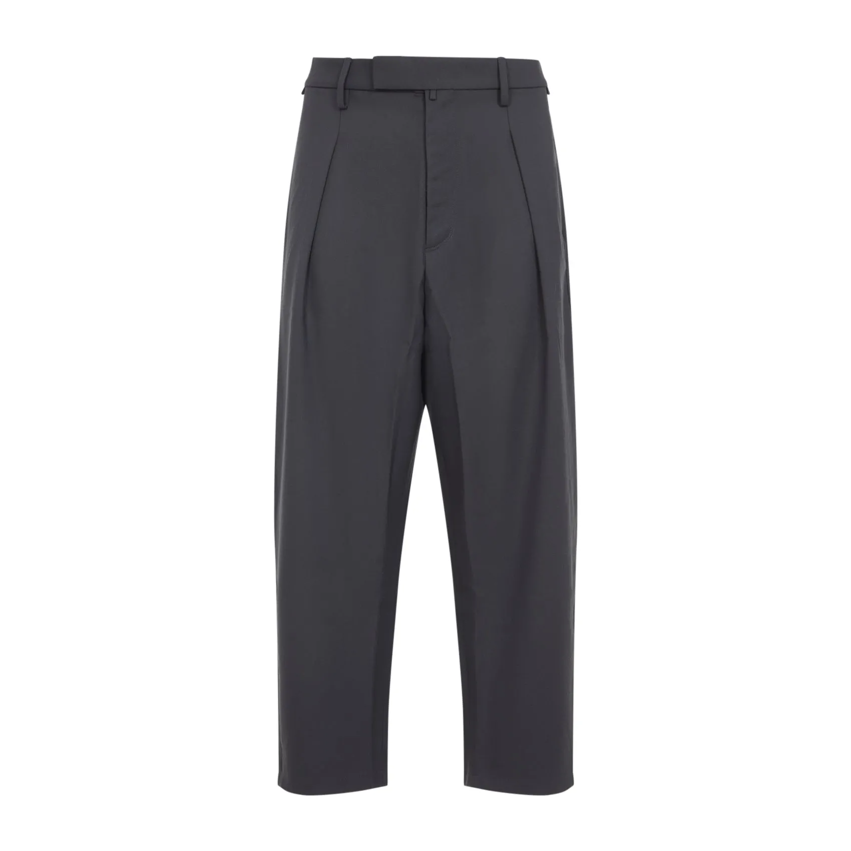 Concrete Grey Virgin Wool Sartorial Trousers