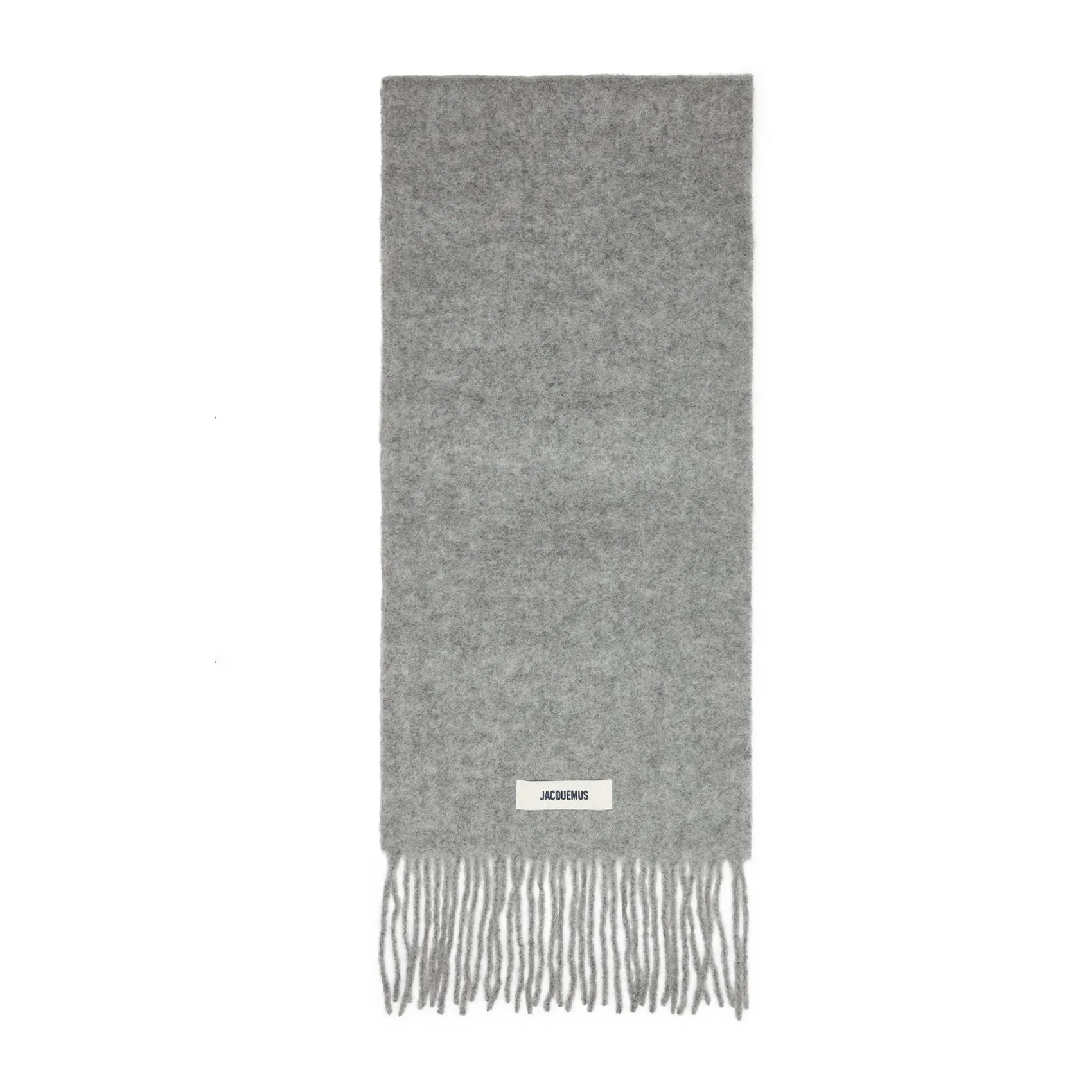 Grey Alpaca L Echarpe Carro Scarf