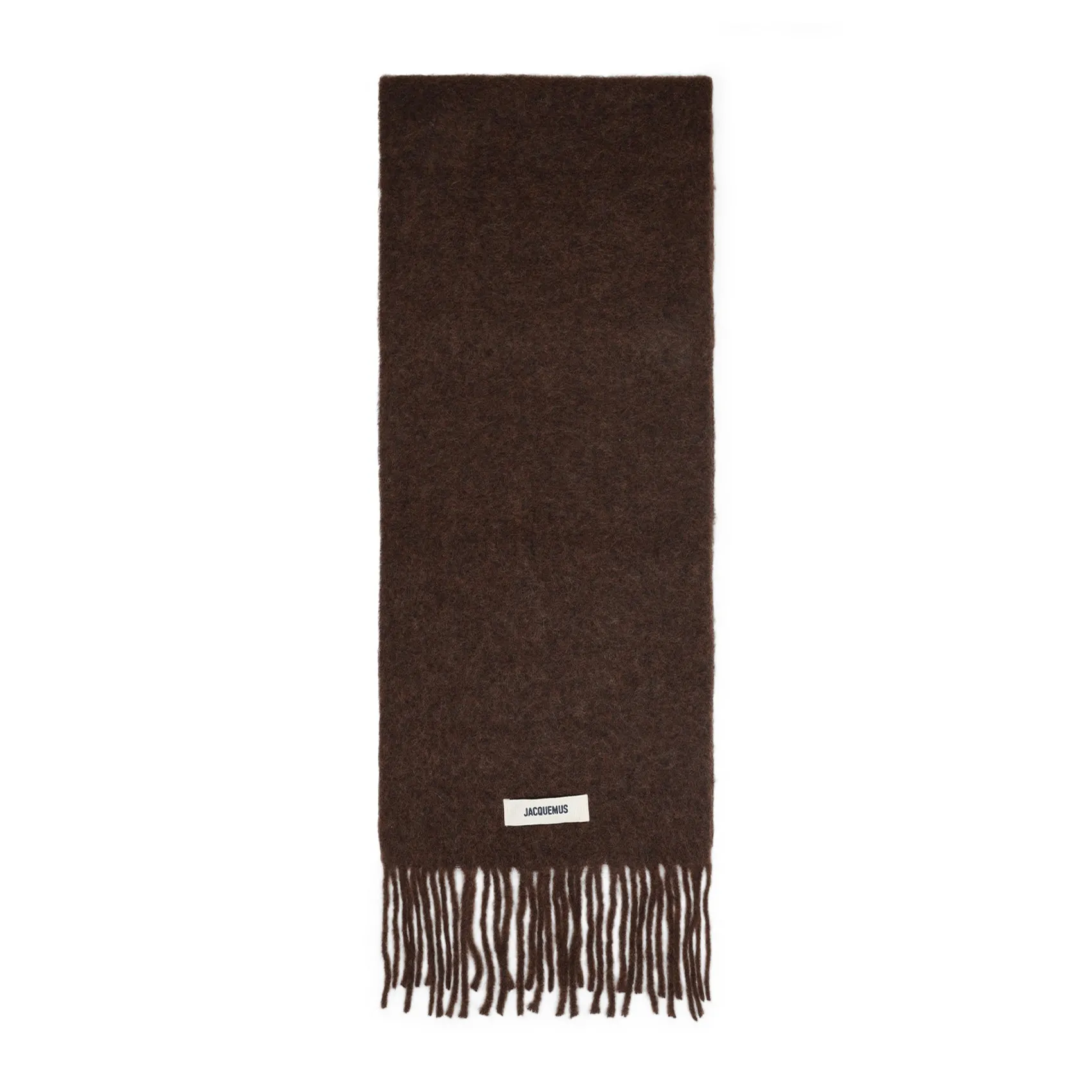 Brown Alpaca L Echarpe Carro Scarf