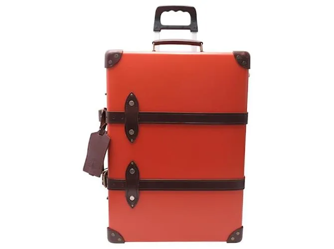 Autre Marque VALIGIA CABINA GLOBE TROTTER CENTENARY IN PELLE ARANCIONE