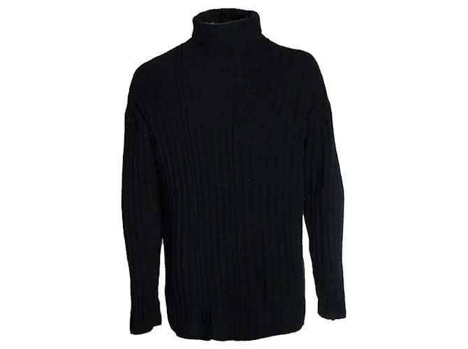 Yohji Yamamoto, Maglione nero a collo alto a coste