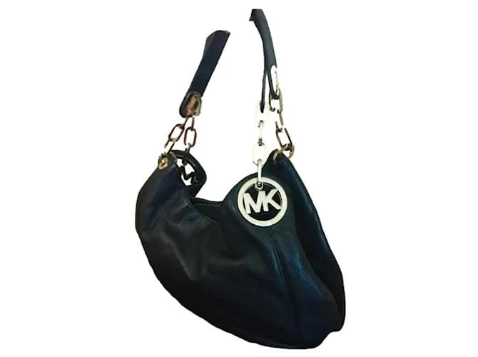 Borsa Tote Lillie Grande Nera in Pelle Michael Kors Nero