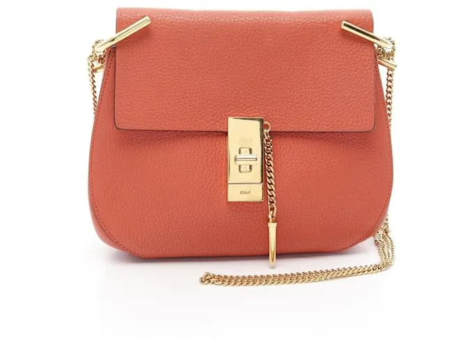 Chloé Borsa a Spalla in Pelle Chloe DREW Rosa