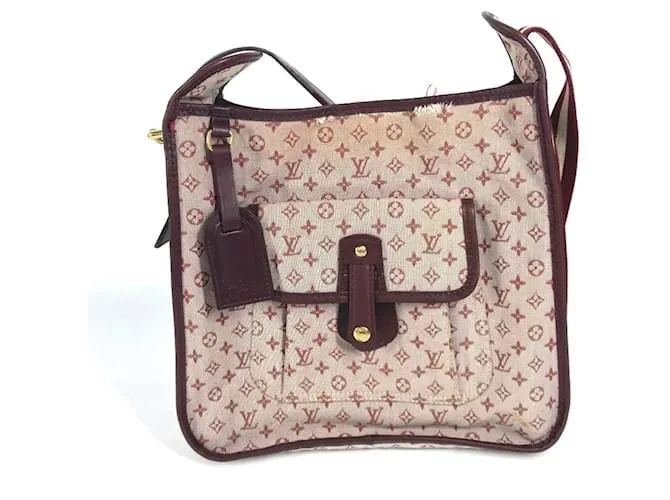 Borsa a Spalla Louis Vuitton Monogram Mini Busas Marie Kate Rosso