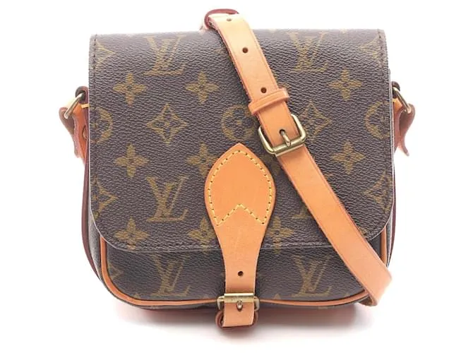 Borsa a Spalla Cartouchiere PM Monogramma Marrone Louis Vuitton