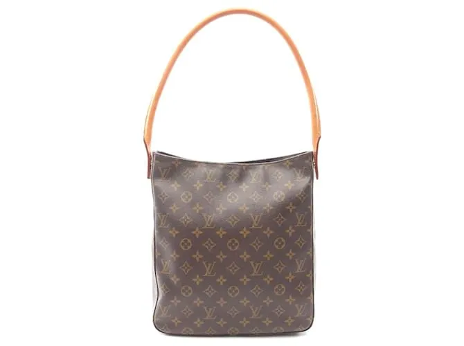 Borsa a Spalla Louis Vuitton Looping GM Monogramma Marrone
