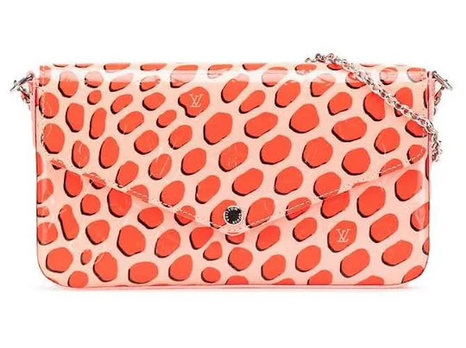 Borsa a spalla 2 in 1 Louis Vuitton Felicie Vernis Rosa