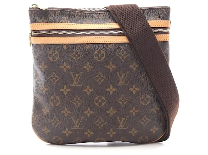 Borsa a spalla Louis Vuitton Monogram Pochette Bosphore Marrone