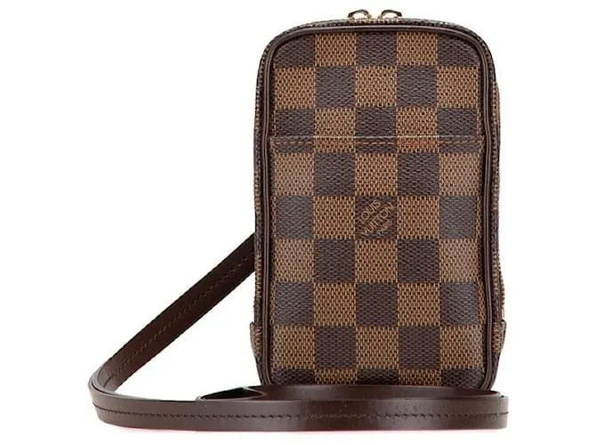 Borsa a Spalla Damier Etui Okapi GM Louis Vuitton Metallico Bronzo