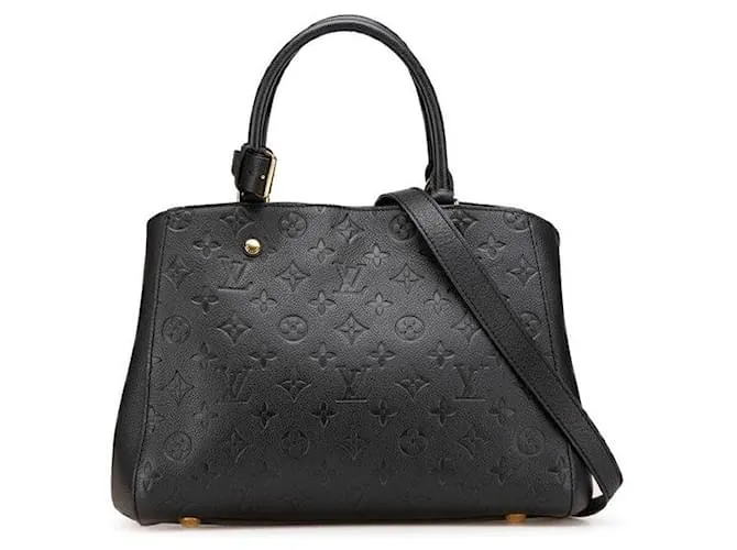 Borsa 2 in 1 Monogram Montaigne MM di Louis Vuitton Nero