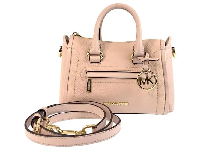Borsa 2 in 2 in pelle Carine di Michael Kors Rosa