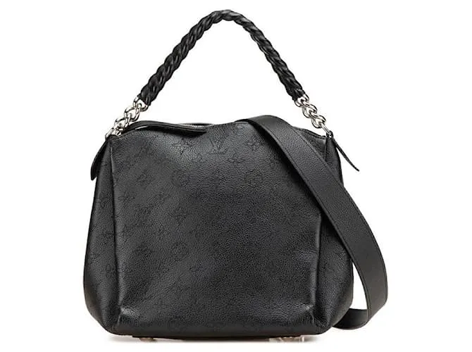 Borsa 2 in 1 Louis Vuitton Babylon Chain BB Monogram Mahina Nero