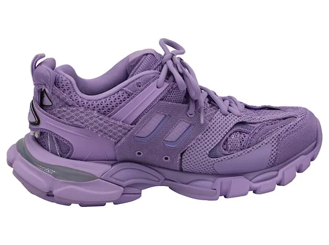 Sneakers Track Balenciaga in poliestere viola Porpora