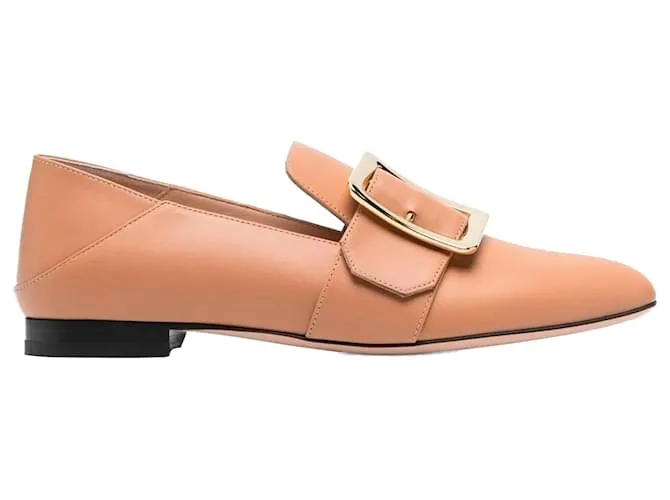 Mocassini in pelle Bally Marrone Carne