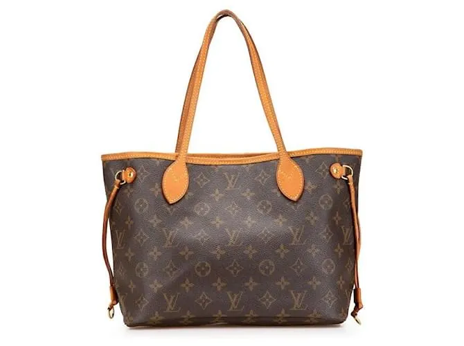 Borsa a mano Monogram Neverfull Louis Vuitton Marrone