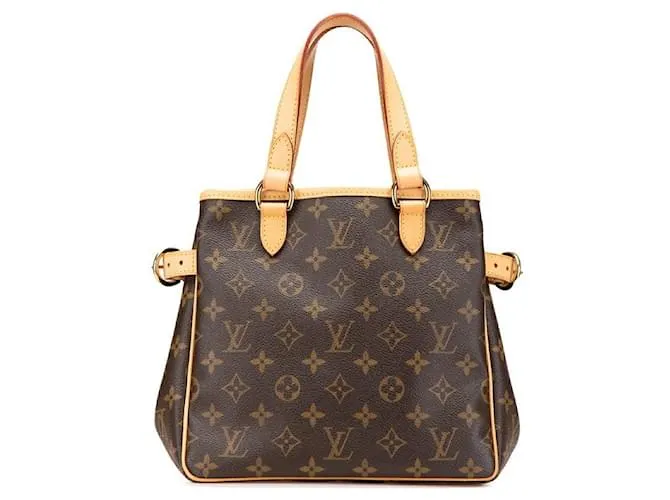 Borsa a mano Monogram Batignolles di Louis Vuitton Metallico Bronzo