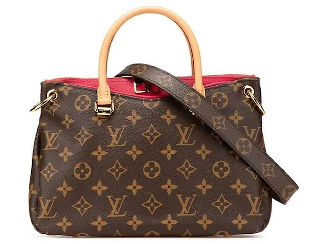 Borsa 2 in 1 Monogram Pallas BB di Louis Vuitton Marrone