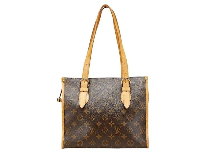 Borsa a Spalla Monogram Popincourt di Louis Vuitton Metallico Bronzo