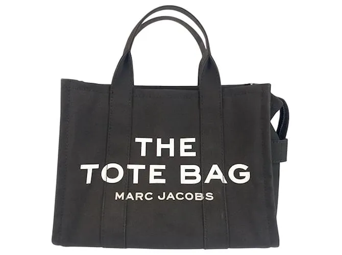 MARC JACOBS La Borsa Tote Borsa in Cotone Nero