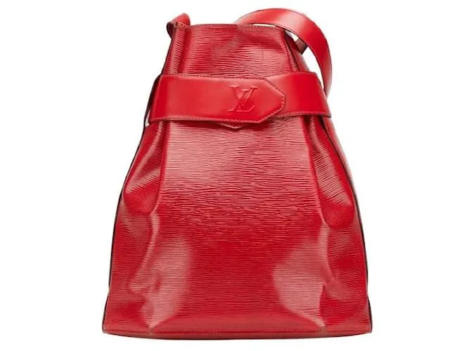 Borsa a Spalla Sac Depol GM in Pelle Epi di Louis Vuitton Rosso