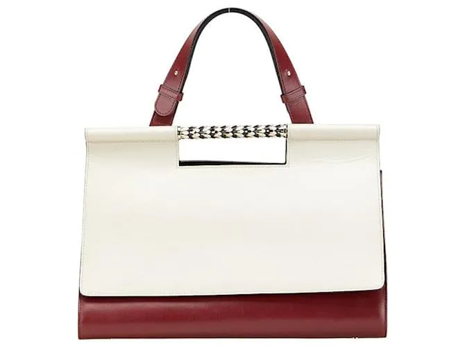 Bulgari Borsa in pelle Bvlgari Serpenti Scaglie Rosso