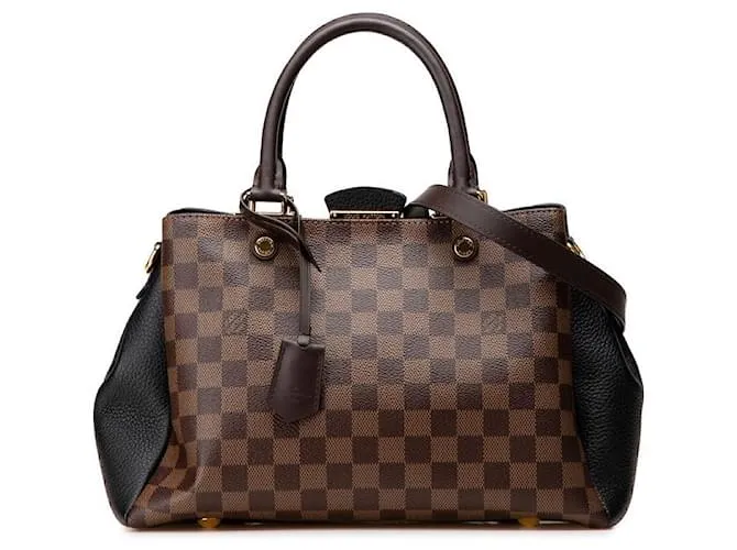 Borsa 2 in 1 Damier Brittany di Louis Vuitton Metallico Bronzo