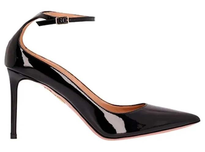 Aquazzura ''love Affair 85 Décolleté in Pelle Nero