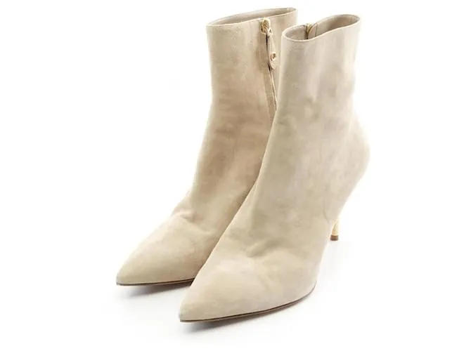 Stivali in suede Ultimate Line di Louis Vuitton Beige