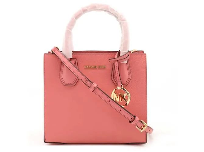 Borsa Shopper in pelle Mercer di Michael Kors 2 in 1 35S1GM9M2L Rosa