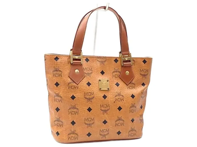 Borsa in pelle marrone MCM per donne