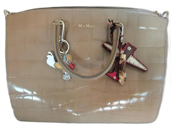 Max Mara Modello di borsa Boston vintage Beige