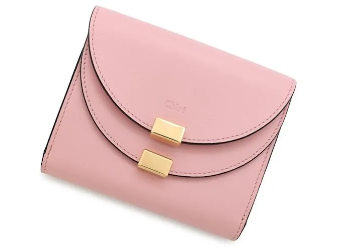 Portafoglio bi-fold Chloé Georgia Mini Rosa