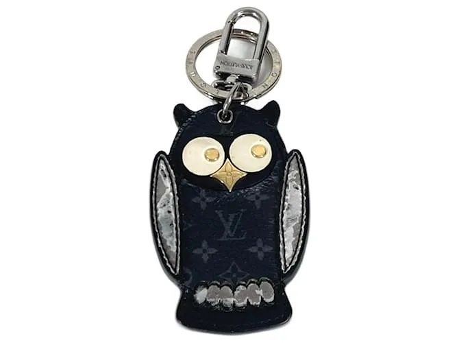 Portachiavi Monogram Eclipse Louis Vuitton Nero