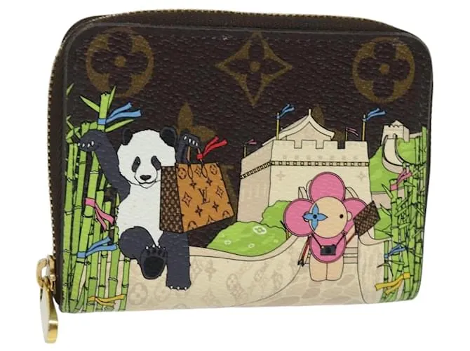 Zippy Portafoglio Panda in tela Monogram Louis Vuitton