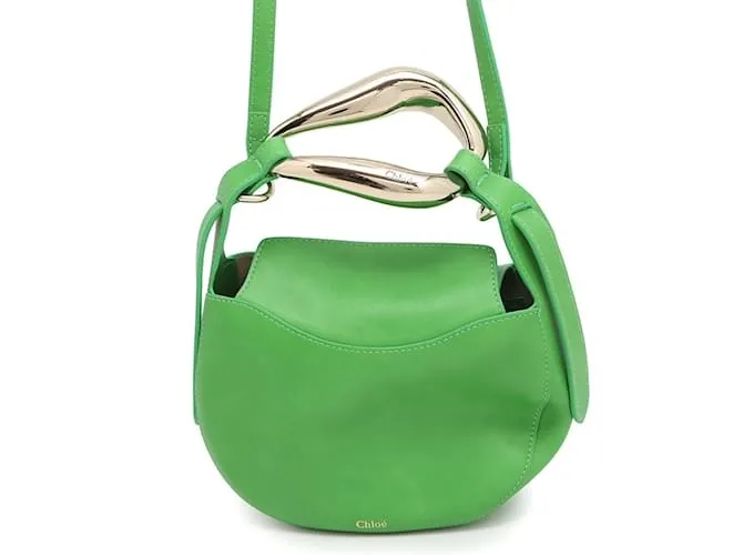 Borsa in pelle verde Chloé