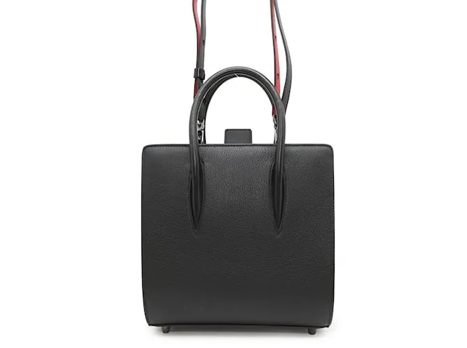 Borsa Paloma Small di Christian Louboutin Nero Rosso