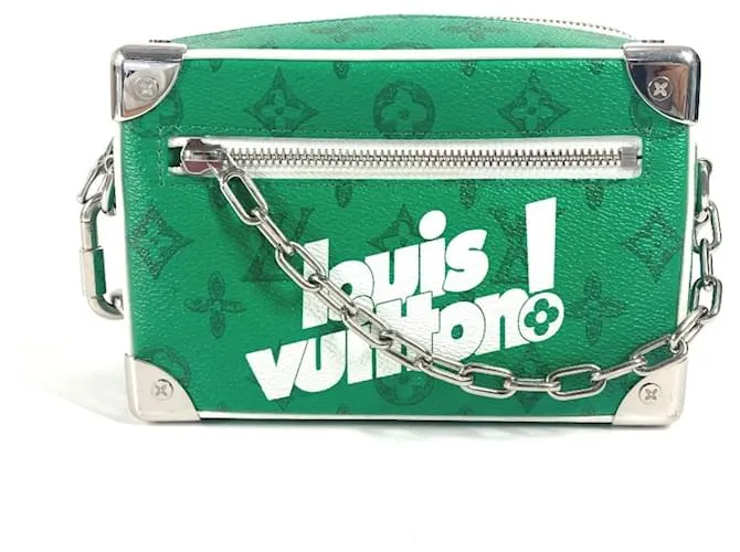 Borsa a Spalla Pochette Monogram Verde Louis Vuitton