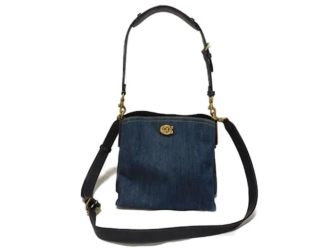 Borsa Coach Willow Bucket Blu